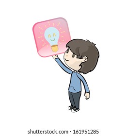 Kid around icon. Vector design. 