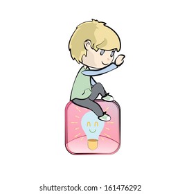Kid around icons. Vector design. 