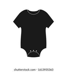 Kid, baby clothes vector icon