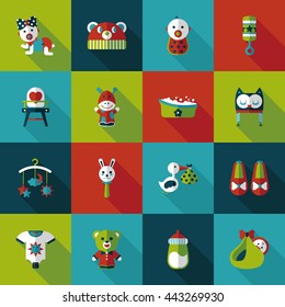 Kid and baby icons set