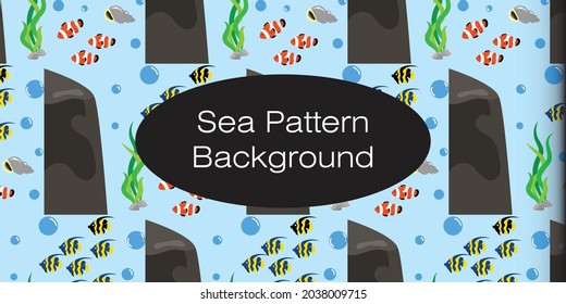 Kid Background . Adorable Cute animal ocean pattern background. you can use printing, pillow, backcover