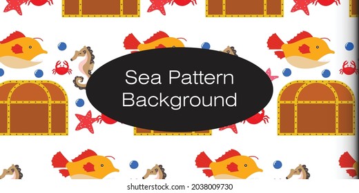 Kid Background . Adorable Cute animal ocean pattern background. you can use printing, pillow, backcover