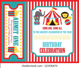 14,016 Circus carnival invitation Images, Stock Photos & Vectors ...