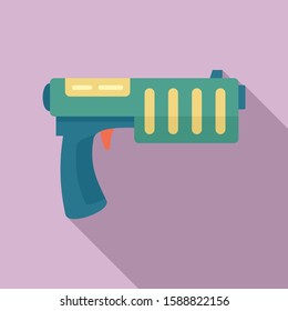 Kid blaster icon. Flat illustration of kid blaster vector icon for web design