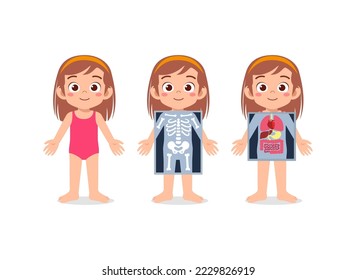 kid body structure for education in school