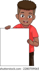 Niño sosteniendo una pizarra blanca