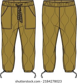 KID BOYS BOTTOM WEAR JOGGERS AND TROSERS VECTOR