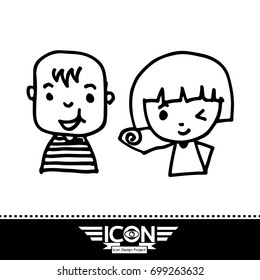 kid cartoon doodle