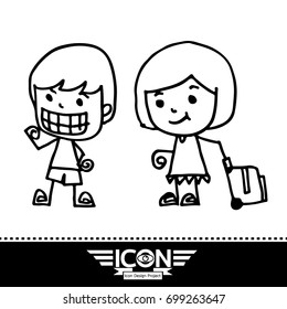 kid cartoon doodle