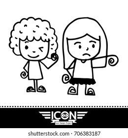 kid cartoon doodle