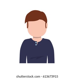 kid child boy avatar faceless
