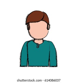 kid child boy avatar faceless