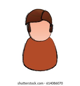 kid child boy avatar faceless