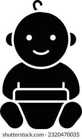 kid child children cute baby Glyph
