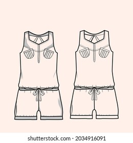Kid children uniform art in vector form