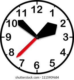 Kid clocks. Vector Illustration