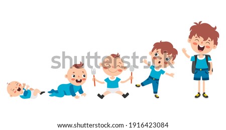 A Kid In Different Ages