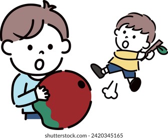 kid divide organic juicy apple
