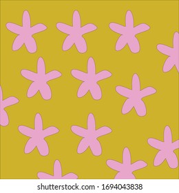 kid drawing stars style in vector sweet theme