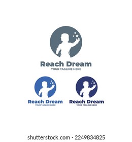 Plantilla de diseño del logotipo de Kid Dream