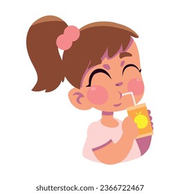 kid eating cute isolated icon