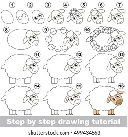 Kid Education Gaming Drawing Tutorial Preschool Stock Vector (Royalty ...