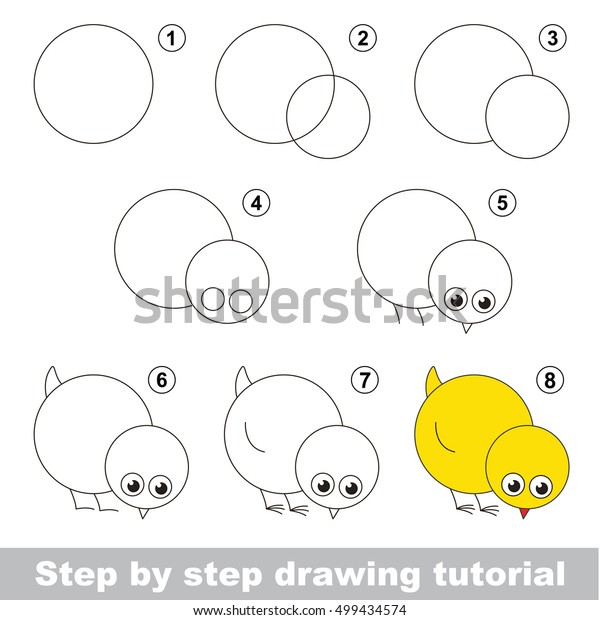 Kid Education Gaming Drawing Tutorial Preschool Stock Vector (Royalty ...