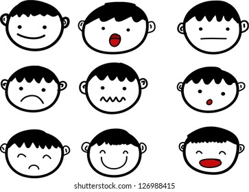 kid emotion icon