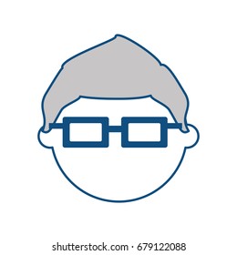 Kid faceless cartoon