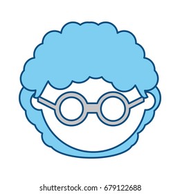 Kid faceless cartoon