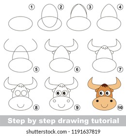 Kid game to develop drawing skill with easy gaming level for preschool kids, drawing educational tutorial for Yack