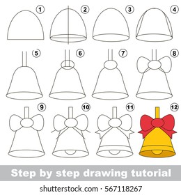 Kid game to develop drawing skill and easy gaming level for preschool kids  drawing educational tutorial for Bell