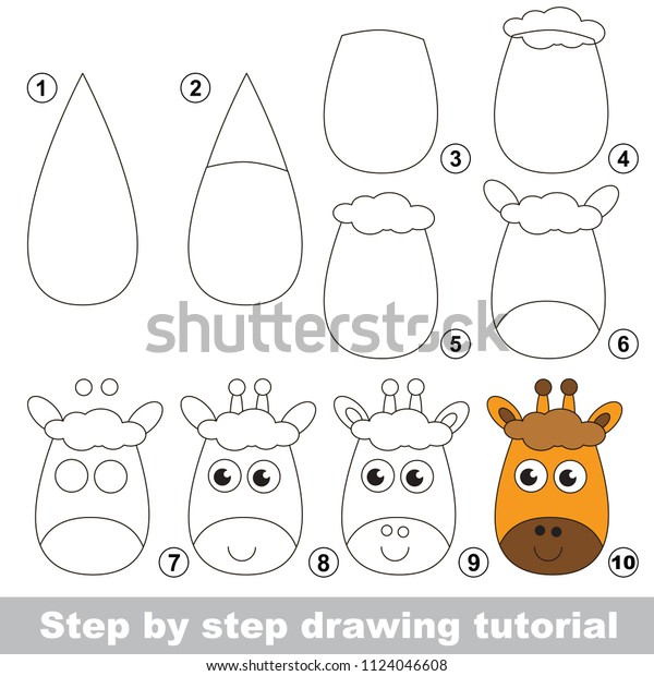 Kid Game Develop Drawing Skill Easy Stock Vector (Royalty Free ...