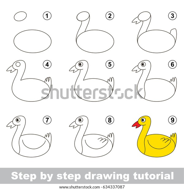 Kid Game Develop Drawing Skill Easy Stock Vector (Royalty Free) 634337087