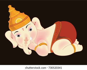 a kid ganesha 