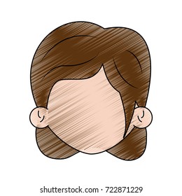 Kid girl faceless