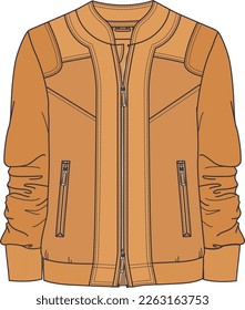 KID GIRLS AND TEENS OUTER WEAR JACKET VECTOR