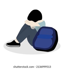 a kid got bullied and cried