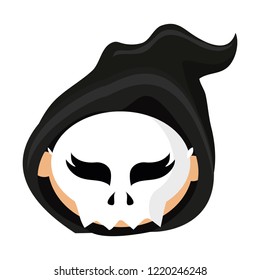 Kid with halloween costume