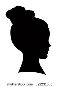 Kid Head Silhouette Vector Stock Vector (Royalty Free) 522231553 ...