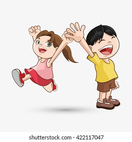 Kid icon. child design. Childhood concept