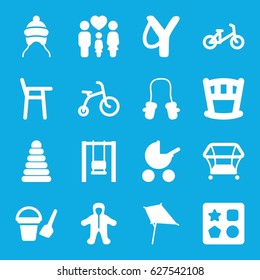 Kid icons set.  