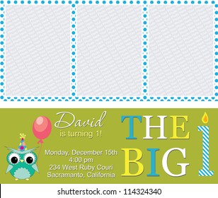 kid invitation card design. vector illustration