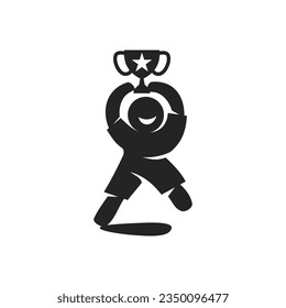 Kid logo template Isolated. Brand Identity. Icon Abstract Vector graphic