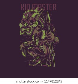 Kid Master Illustration