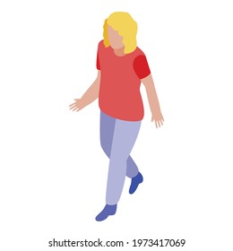 Kid mother icon. Isometric of kid mother vector icon for web design isolated on white background