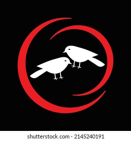 logotipo vectorial de aves naturales 