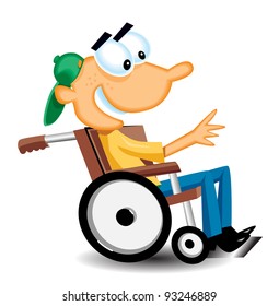 Kid on Wheelchair