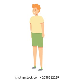 Kid patient icon cartoon vector. Hospital doctor. Child boy