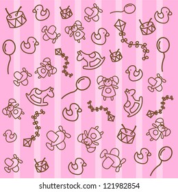 Kid Pattern pink
